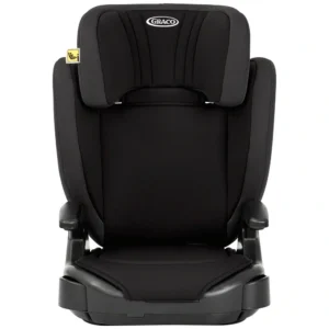 Graco Junior Maxi I-Size R129 Belt-Fitted High-Back Booster Seat Midnight - Front-Facing With Side-Impact Protection
