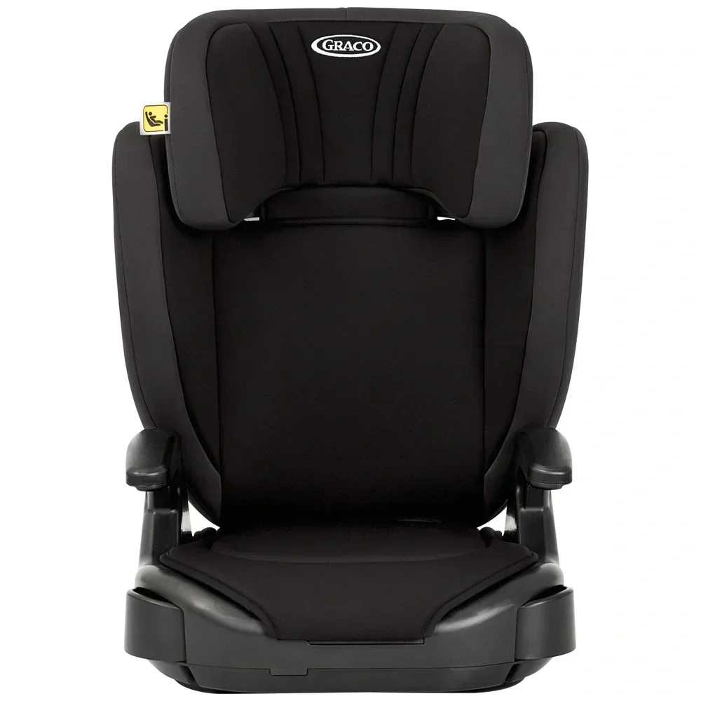 Graco Junior Maxi I-Size R129 Belt-Fitted High-Back Booster Seat Midnight - Front-Facing With Side-Impact Protection